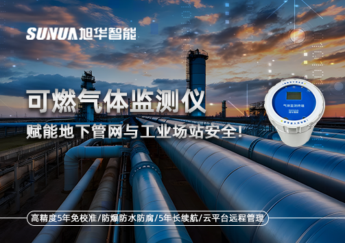 可燃气体监测仪：赋能地下管网与工业场站安全！